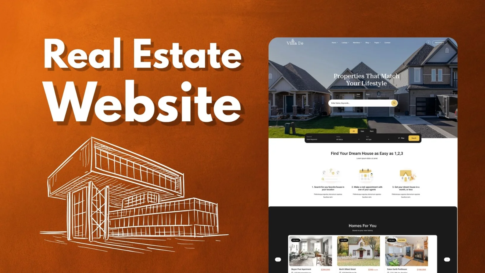 Modern Real Estate Website Design