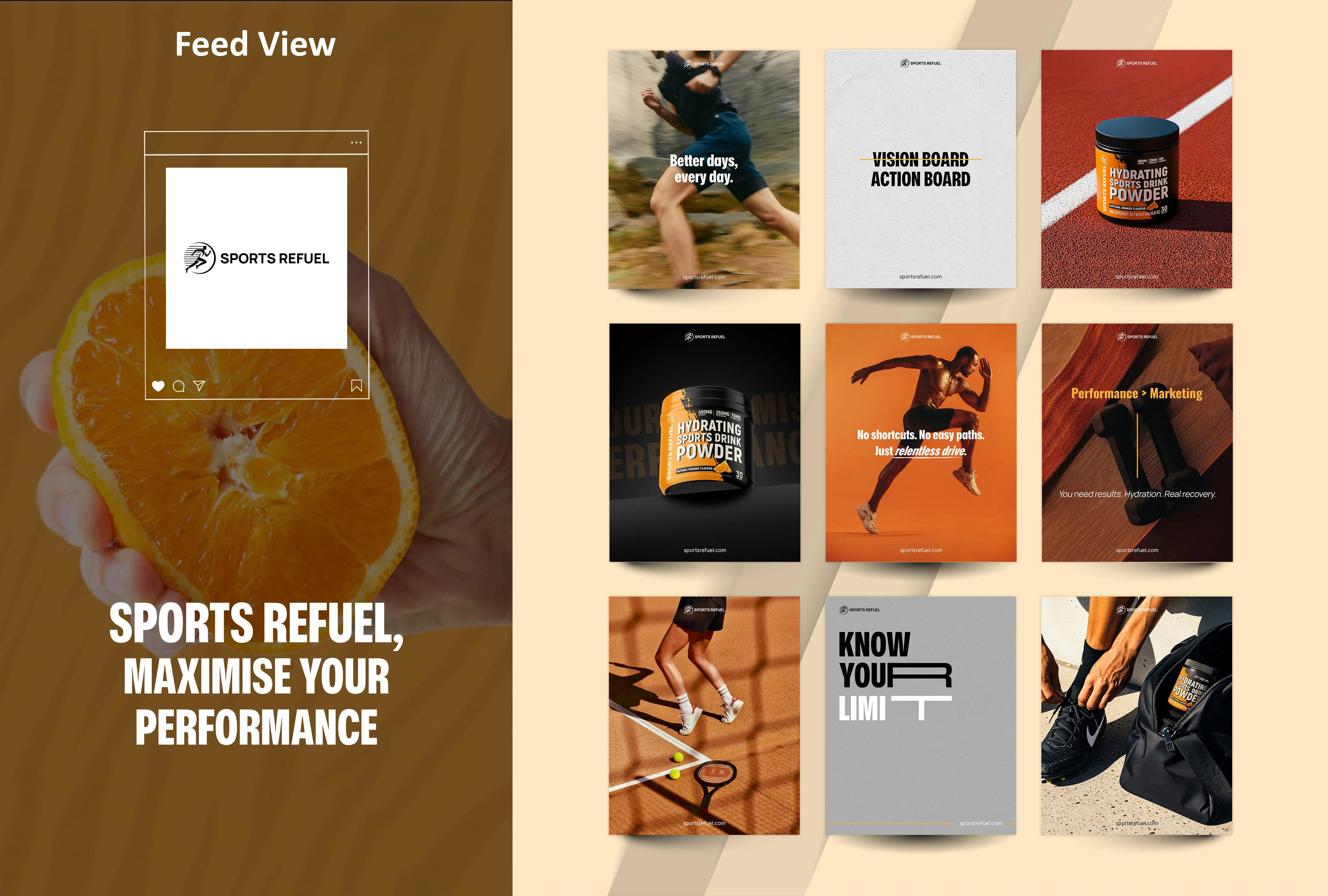 Sports Refuel Social Media Feed
