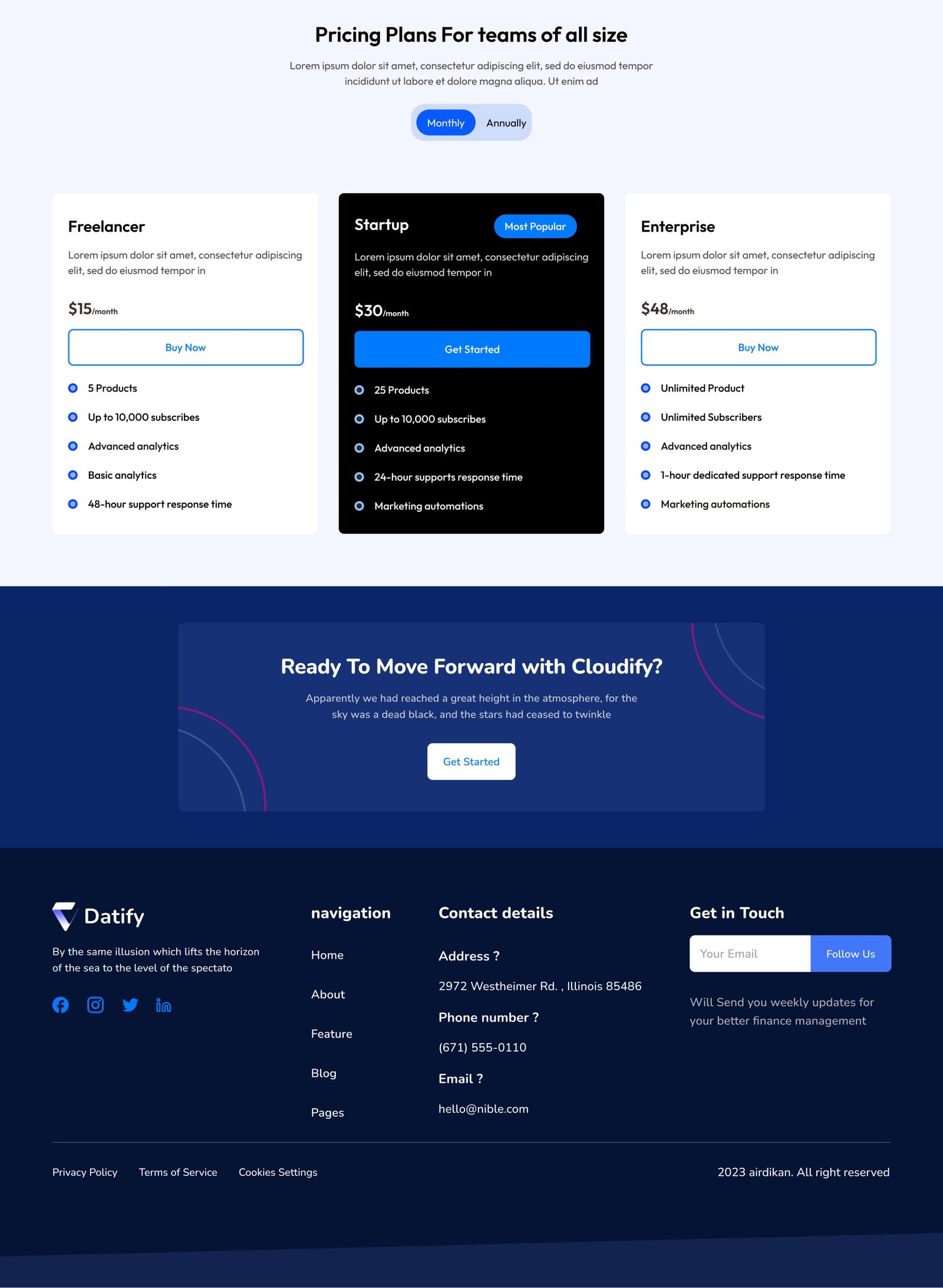 Datify Web Preview 3